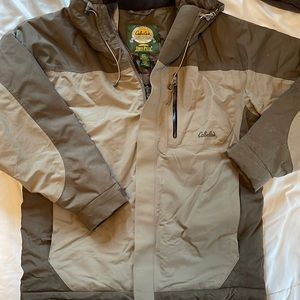 Cabelas fully lined heavy winter jacket